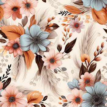 Cute Boho-Unicorns Boho Flowers